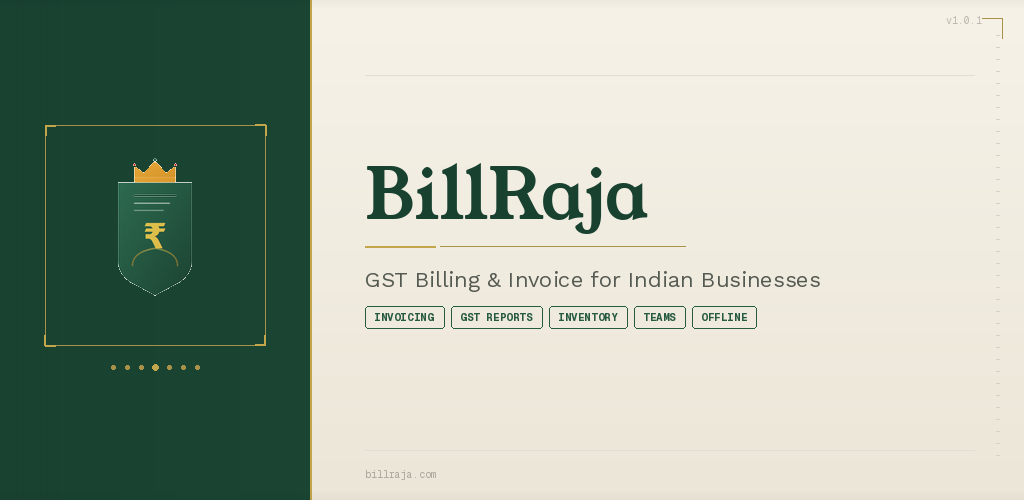 BillRaja feature graphic